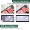 HoHpHq 10 Pack Red Medication List Card with 10 Sleeves for Family Members Like Elderly - Emergency Contact ID Card for Wallet, Phone, Pocket, Handbags - Medical Systems for Retirement Community view 4