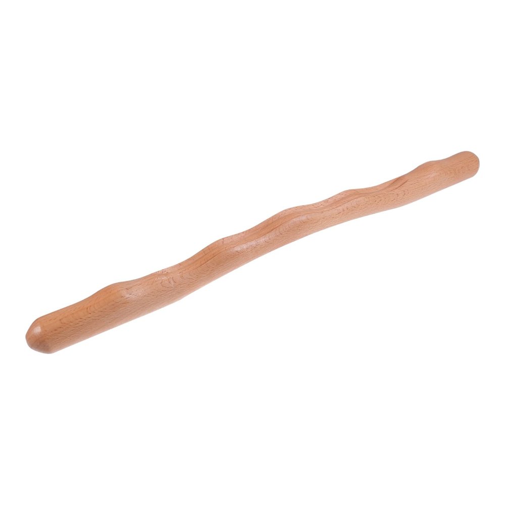 Beavorty Beech Wood Massage Stick 20.47 Inch Gua Sha Scraping Tool for Body Face Neck Shoulder Back Muscle Relief and Circulation Support