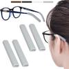 2 Pairs Silicone Glasses Ear Cushion, Eye Glasses Ear Grippers Anti Slip, Rubber Ear Pieces Non Slip, Soft Eyeglass Ear Cushions for Pain, Temple Sleeves Tips Ear Pads for Preventer (Grey) view 1