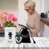 Black Small Urns for Human Ashes - Angel Wings & Heart Mini/Medium/Little Cremation Keepsakes for Ashes - Ash Holders  Urn -ERN - Tiny Urns for Men - Miniature Urn - (Single) from Keepsake Co. view 2