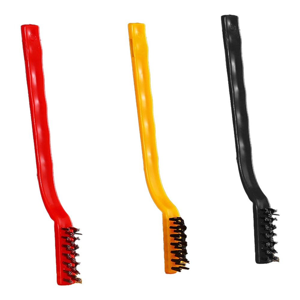 3Pcs Stove Cleaning Brush Kitchen Stove Cleaning Brush Efficient Versatile Durable Easy to Use Gas Stove Cleaning Brush for Home,Scrubber Brush for Range Hood Grease Grime Rust Cleaner Brush