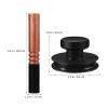 Abaodam Buddha Sound Bowl Tool Leather Wrapped Stick Strong Handle for Easy Lifting of Singing Bowls Compact and Portable Design view 2