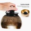 Abaodam Buddha Sound Bowl Tool Leather Wrapped Stick Strong Handle for Easy Lifting of Singing Bowls Compact and Portable Design view 3
