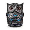 Alieye Ceramic Essential Oil Diffuser, 200ML Handcrafted Ceramic Owl Ultrasonic Cool Mist Aromatherapy Humidifier with 7 Colors LED Waterless Auto Shut Off for Home Office Yoga, Gifts for Mom, Sliver view 1