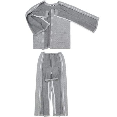 HAODING Zipper Patient Pants Patient Care Clothes, Paralysis Clothing, Incontinence Trousers Catheter Trousers, Easy to Wear and Take Off, Paralysis Long Time Bedridden Wheelchair(Size:M)