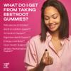 Beet Chews for High Blood Pressure - Beet Root Gummies Made in USA with Tart Cherry - Nitric Oxide Supplements for Energy and Cardio Health - Vegan, No GMO, Pectin Based - for Women and Men, 60 Pcs view 2