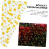 FOMIYES Flower Wrapping Paper Bouquet Packaging Shape Design for Weddings Birthdays and Crafts Wrap view 3