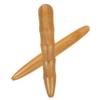 COOLHIYA 2pcs Wooden Massage Sticks Plantar Fasciitis Relief Acupressure Lower Back Massager view 1