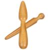 COOLHIYA 2pcs Foot Massager Tools Wooden Massage Sticks for Reflexology Hand Head Massage Acupoint Therapy view 1