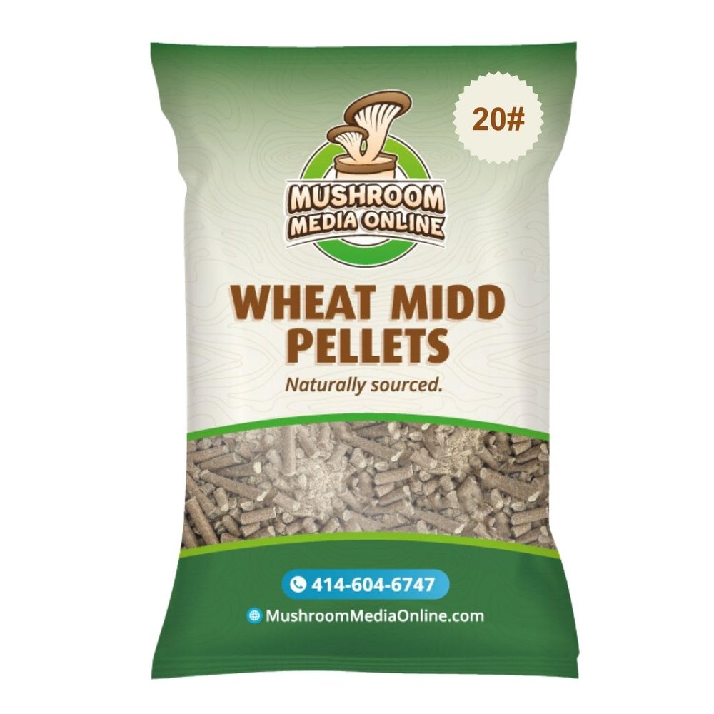 MushroomMediaOnline Wheat Midd Pellets (10, Pounds)