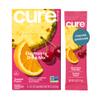 Cure Hydration Plant-Based Electrolyte Drink Mix | No Added Sugar | Dehydration Relief | Coconut Water Powder | FSA-HSA Eligible | Non-GMO, Vegan | 8 Packets  Tropical Punch view 1