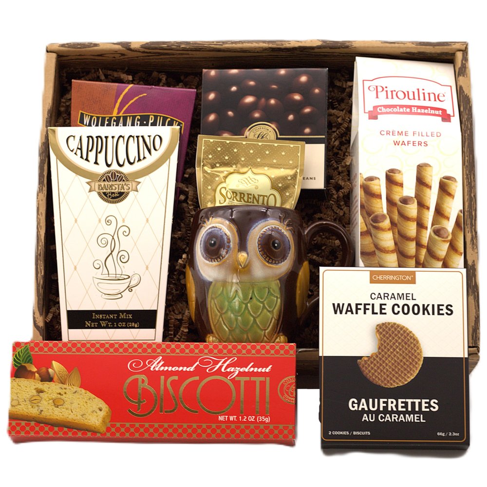 Gift Basket Village - Morning Brew Coffee Lovers Basket, Featuring Assorted Coffees, Mug & Gourmet Treats, Ideal for Any Occasion
