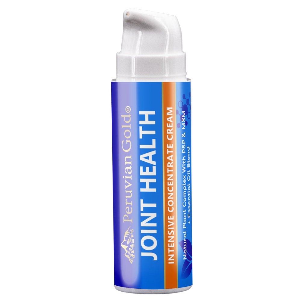 Peruvian Gold Joint Health: Premium Whole Body Natural Plant Complex with MSM & Essential Oil Blend 50g Concentrated Cream