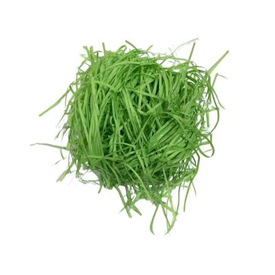 Blue Ribbon Crinkle Recyclable Paper Shred Filler for Basket Filling, Party Decoration, Gift Wrapping, Basket Grass Stuffers, 50g, Green, Pack of 10