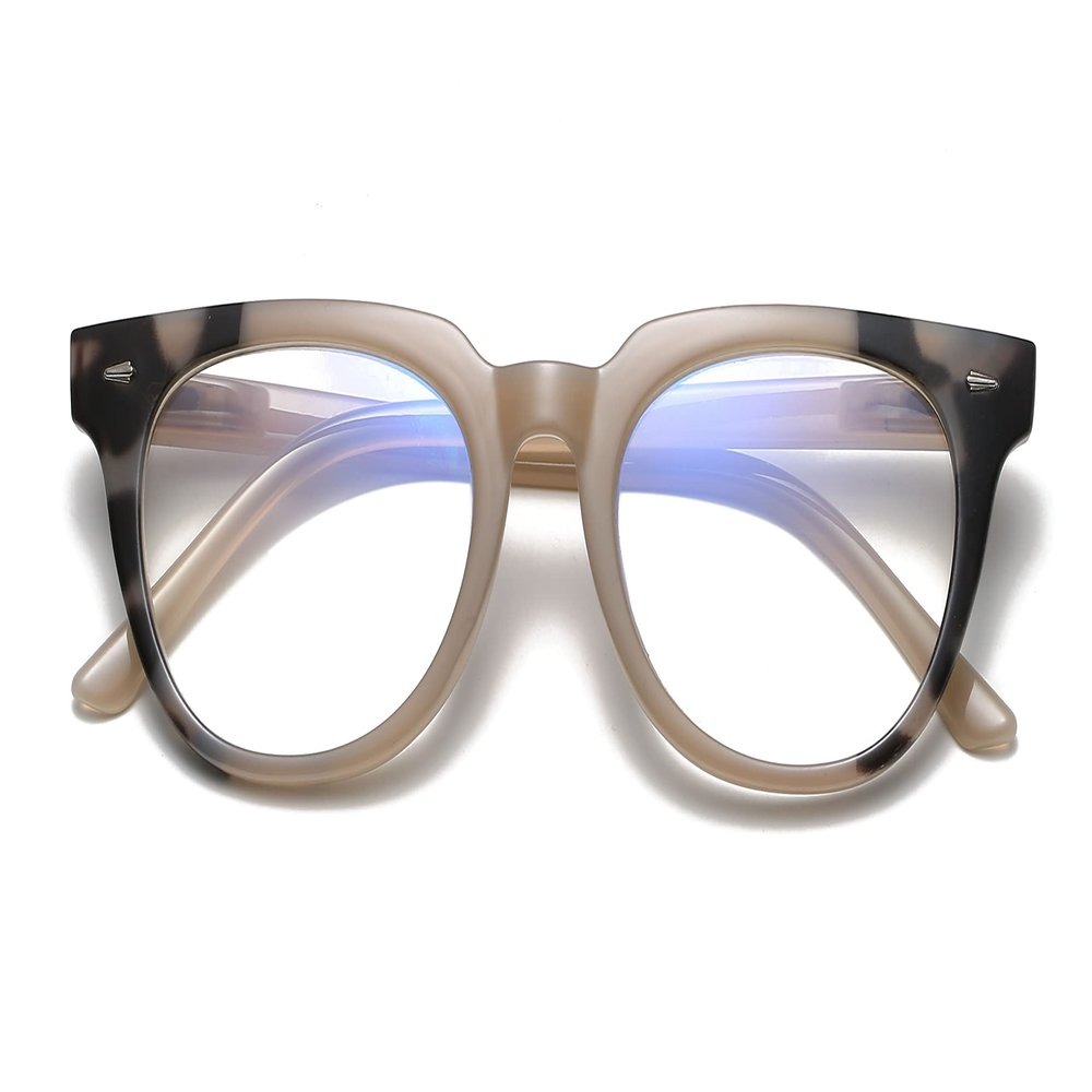 100 CLASSIC Blue Light Blocking Glasses, Computer/Reading/Gaming/TV/Phones Glasses for Women Men, Anti Eyestrain & UV Glare