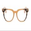 100 CLASSIC Blue Light Blocking Glasses, Computer/Reading/Gaming/TV/Phones Glasses for Women Men, Anti Eyestrain & UV Glare (Beige) view 2