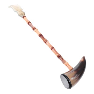 Beaupretty Back Scratcher Extendable Ox Horn Hammer Massager Funny Back Scratch Tool Itching Relief Scratcher