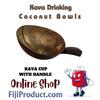 FIJIAN MADE New! Authentic Kava Drinking Cup - 100% Natural Fiji Kava Coconut Shell (3 Cup-Deal) Kava Cup with Handle ... view 3