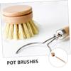 UTHCLO Long Handle Pot Pan Dish Brush 2pcs Kitchen Scrubber Brush for Dish Cleaning view 3