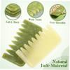 Beaupretty 2pcs Jade Gua Sha Comb for Head and Shoulder Massager Portable and Static view 3