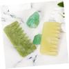 Beaupretty 2pcs Jade Gua Sha Comb for Head and Shoulder Massager Portable and Static view 4
