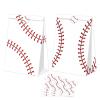 BQN 24 PCS Baseball Goodie Bags Baseball Gift Bags for Baseball Party Decorations Baseball Treat Bags Candy Goody Bags Baseball Party Snack for Kids Boys Girls view 1