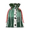 GeRRiT Birch Trees Print Christmas Drawstring Candy Gift Bags,Goody Bags,For Xmas Holiday Presents Party Favor view 2