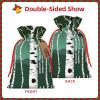 GeRRiT Birch Trees Print Christmas Drawstring Candy Gift Bags,Goody Bags,For Xmas Holiday Presents Party Favor view 3