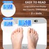 LEEPENK Talking Scales for Body Weight, Highly Accurate Digital Talking Bathroom Scale with Large LCD Screen, Auto On & Off, Talking Scales for Visually Impaired or Elderly, Includes Batteries, 551 Lb view 2