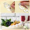 10pcs 0-9 Number for Cake Topper, Acrylic Crown Number Cake Topper Number Cake Picks for Birthday Wedding Anniversary Celebration Cake Decorations (Silver) view 4