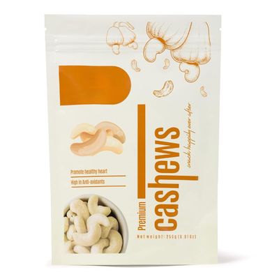 100% Pure Whole Cashew Nuts, Kaaju, Cashews Dry Fruits-cashew, Crunchy Premium Kaju nuts, Nutritious & Delicious, Gluten-Free & Plant-based Protein -250 grams
