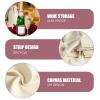 10 Pcs Sublimation Wine Bottle Bags, Blank Wine Bottle Gift Bags, Wine Bottle Gift Bags with Drawstring Bulk Blank Heat Transfer Wine Bag DIY Wine Bottle Storage Pouches for Sublimation Party Wedding view 4
