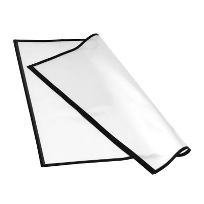Beaupretty 1set Transparent Glass Wrapping Paper Black Opp Packing Paper for Bouquets Floral Arrangements Arts Crafts and Wrapping