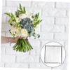 Beaupretty 1set Transparent Glass Wrapping Paper Black Opp Packing Paper for Bouquets Floral Arrangements Arts Crafts and Wrapping view 2
