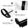 Beaupretty 1set Transparent Glass Wrapping Paper Black Opp Packing Paper for Bouquets Floral Arrangements Arts Crafts and Wrapping view 4