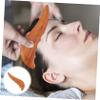 FOMIYES 2pcs Scraping Tablets Facial Tool Wood Scraping Plate Guasha Face Scrapper Scraping Board Guasha Tool for Face Wipe Travel Case Gua Sha Board Body Board Massage Scraper Wooden, 18X5cm, Brown view 3