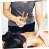 FOMIYES Portable Wear-Resistant Massage Comb for Hair and Face Natural Green Sandalwood Head Massager Convenient Relaxation Tool for Stress Relief and Muscle Tension Relief view 3