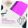 Beaupretty Wrapping Cellophane Wrap Film Wide Colored Opp Material for Bouquets Crafts for Valentine Day Weddings Special Occasions view 3