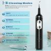 Plaque Remover for Teeth, Dental Cleaning Kit Tartar Remover for Teeth with LED Light & 5 Modes, Rechargeable Dental Cleaner, 4 Replaceable Heads view 4
