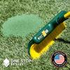 Artificial Grass Turf Broom - Astroturf Rake/Brush. Also Great Carpet Rake & Groomer (Curved Bristle) view 2