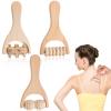 Abeillo 3Pcs Wood Therapy Massage Tools Wooden Massage Rollers, Hand Massage Tools Manual Muscle Roller Stick for Relaxes Thigh, Leg, Hands Full Body Muscle Men Women view 1