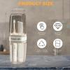 EOREA Toothbrush Holder Travel, Covered Toothbrush Case, Portable Travel Toothbrush Holder, Toothbrush Travel Case Carrier for Camping, Bathroom, School, Business Trips (Clear) view 2