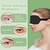 11 PCS Organic Castor Oil Pack Wrap Flannel Cotton for Entire Body, Castor Oil Pads Set for Eyes Breast Waist Knees Legs Feet, Adjustable Straps, Reusable,Machine Washable (Black) view 2