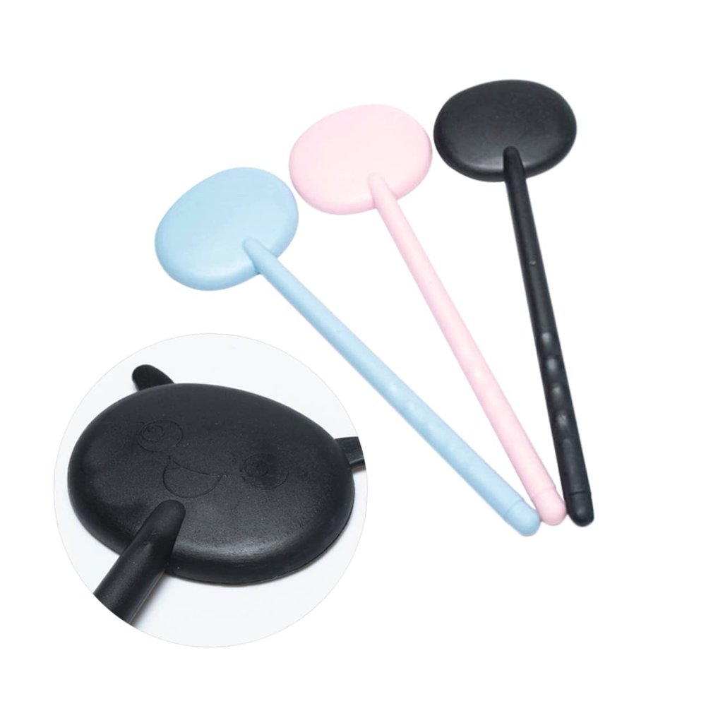 NOLITOY 3pc Handheld Eye Occluder Set for Tests Plastic Eye Occluder Random Patterns Colors Essential Tool Suitable for Ages