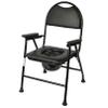 3-in-1 Folding Bedside Commode - Porta Potty for Adults - Portable Toilet for Camping, Supports Up to 210 Lbs, Bedside Commodes for Seniors and Commode Chair, Sturdy Lightweight view 1