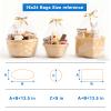 Arsmat Large Clear Cellophane Gift bags, 10 Pack 16"X24" Cellophane Wrap for Gift Baskets, 1.5 Mil Thick Clear Basket Bags view 3