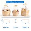 Arsmat Large Clear Cellophane Gift bags, 10 Pack 12"X18" Cellophane Wrap for Gift Baskets, 1.5 Mil Thick Clear Basket Bags view 3