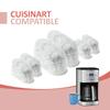 12 Pack Replacement Charcoal Water Filters for All Cuisinart Coffee Machines - Cuisinart Compatible (Not Keurig) Filters Replace Cuisinart DCC-RWF view 4