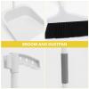 Baluue 1set Heavy Duty Broom and Dustpan Set Soft Bristle Cleaning Kit for Indoor and Outdoor Use -Wind Stable Dustpan for Home Garage and Workshop Cleaning view 3
