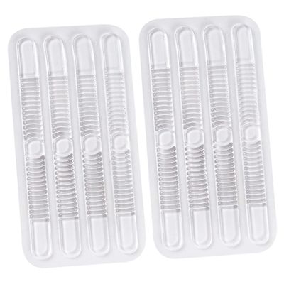 2sets Transparent Gel Heel Liners of -Friction Foot Pads for Comfort and Against Blisters for Sports Casual and High Heels